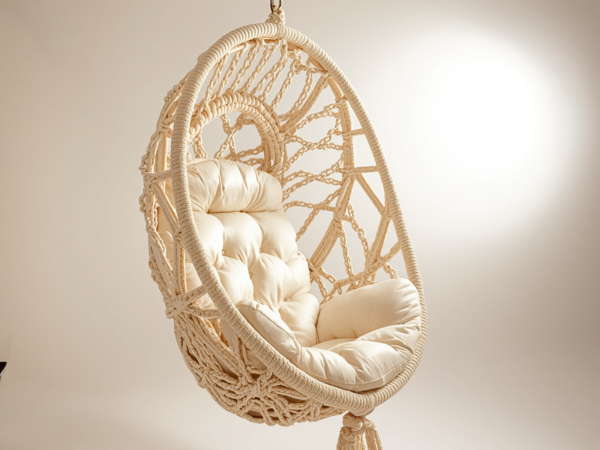 macrame swing chair